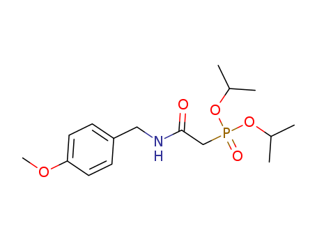 diisopropyl (2-((4-methoxybenzyl)amino)-2-oxoethyl)phosphonate