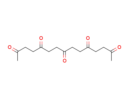 Molecular Structure of 62619-76-5 (2,5,8,11,14-Pentadecanepentone)