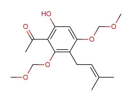 Ethanone,
1-[6-hydroxy-2,4-bis(methoxymethoxy)-3-(3-methyl-2-butenyl)phenyl]-