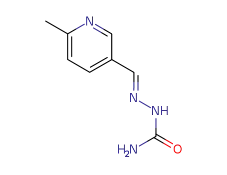 Molecular Structure of 106837-80-3 (6-methyl-pyridine-3-carbaldehyde semicarbazone)