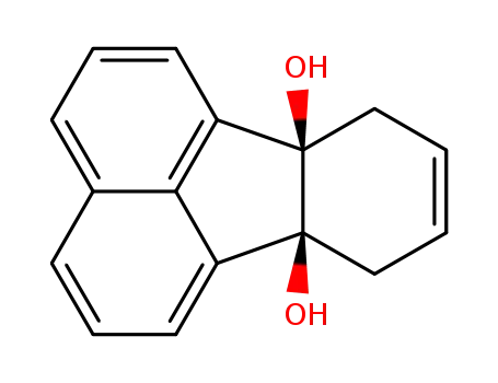 Molecular Structure of 1598372-53-2 (6b,7,10,10a-tetrahydrofluoranthene-6b,10a-diol)
