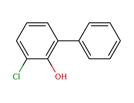 Molecular Structure of 85-97-2 (3-chloro[1,1'-biphenyl]-2-ol)
