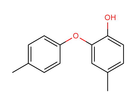 Molecular Structure of 10568-14-6 (Phenol, 4-methyl-2-(4-methylphenoxy)-)