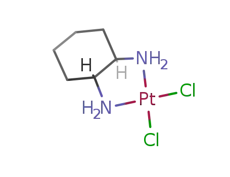 Molecular Structure of 52691-24-4 (Dichloro-1,2-diaminocyclohexane platinum complex)