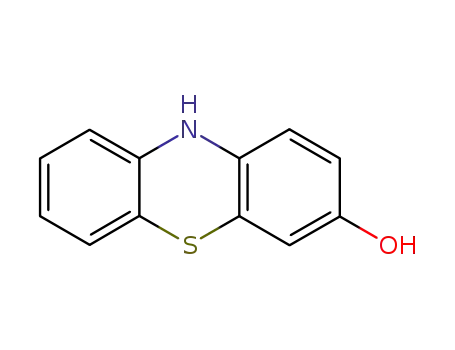 Molecular Structure of 1927-44-2 (10H-Phenothiazin-3-ol)