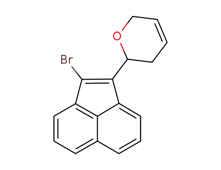 Molecular Structure of 1071935-91-5 (2-(2-bromo-acenaphthylen-yl)-3,6-dihydro-2H-pyran)