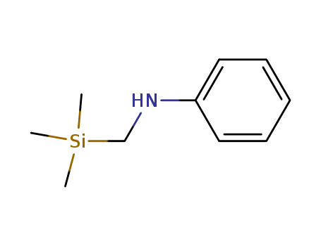 Molecular Structure of 17890-12-9 (Benzenamine, N-[(trimethylsilyl)methyl]-)
