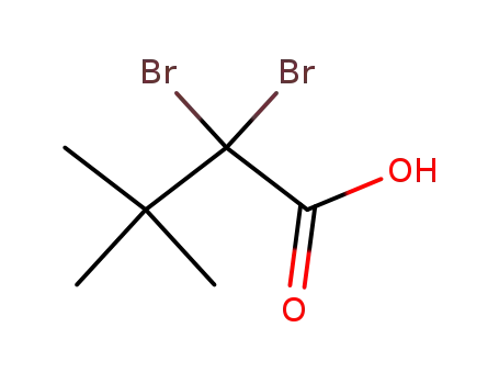 Molecular Structure of 59742-86-8 (2,2-dibromo-3,3-dimethyl butyric acid)