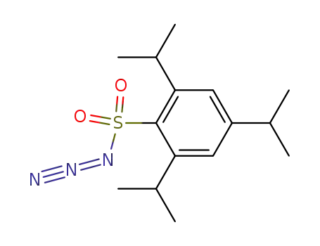 Molecular Structure of 36982-84-0 (2,4,6-Triisopropylbenzene-sulfonyl azide)