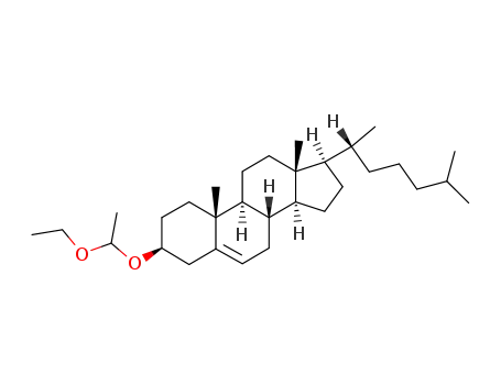 Molecular Structure of 54972-79-1 (3β-(1-Ethoxyethoxy)-5-cholestene)