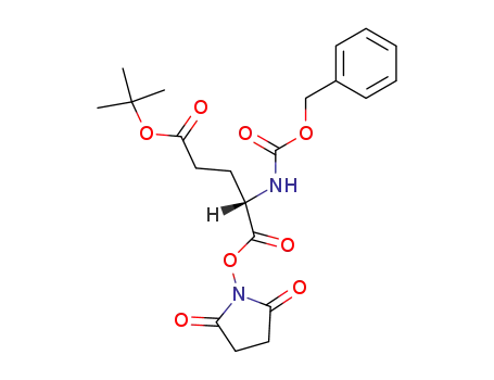 Molecular Structure of 4666-16-4 (Z-GLU(OTBU)-OSU)