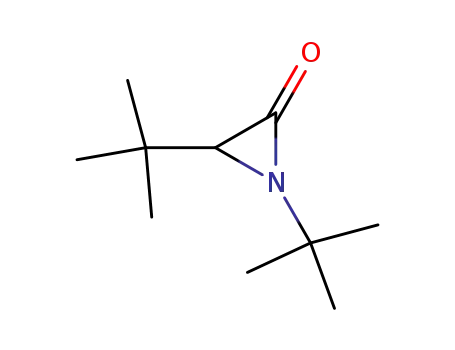 Molecular Structure of 14387-89-4 (1,3-Ditert-butylaziridine-2-one)