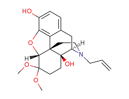 17-allyl-4,5α-epoxy-3,14-dihydroxy-6,6-dimethoxymorphinan