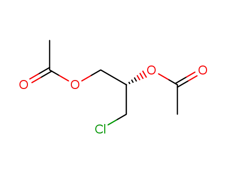 Molecular Structure of 78692-88-3 ((S)-3-chloro-1,2-diacetoxypropane)