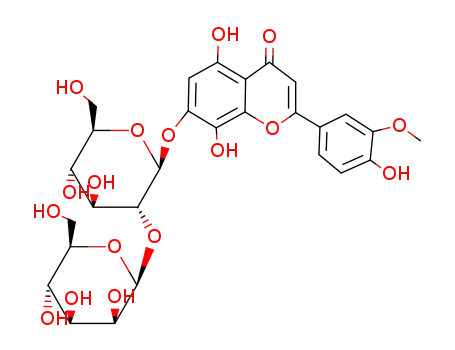 4H-1-Benzopyran-4-one,5,8-dihydroxy-2-(4-hydroxy-3-methoxyphenyl)-7-[(2-O-b-D-mannopyranosyl-b-D-glucopyranosyl)oxy]-