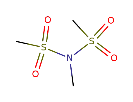 Molecular Structure of 3989-37-5 (N-methyl-N-(methylsulfonyl)methanesulfonamide)
