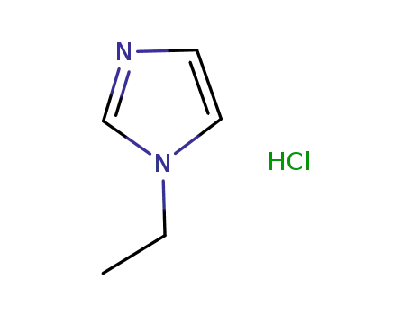 Molecular Structure of 81505-35-3 (1H-Imidazole, 1-ethyl-, monohydrochloride)