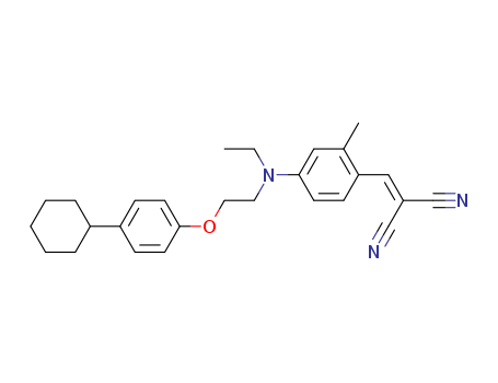 [[4-[[2-(4-cyclohexylphenoxy)ethyl]ethylamino]-2-methylphenyl]methylene]malononitrile