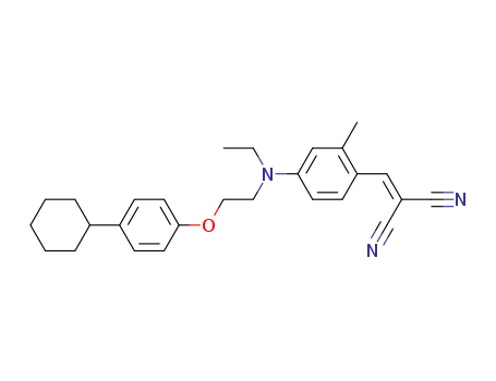 [[4-[[2-(4-Cyclohexylphenoxy)ethyl]ethylamino]-2-methylphenyl]methylene]malononitrile