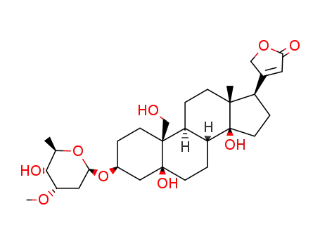 Molecular Structure of 465-84-9 (CYMAROL)