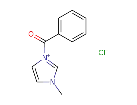 Molecular Structure of 41845-95-8 (1H-Imidazolium, 1-benzoyl-3-methyl-, chloride)