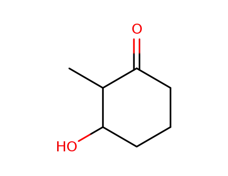 Molecular Structure of 102547-88-6 (3-hydroxy-2-methyl-1-cyclohexanone)
