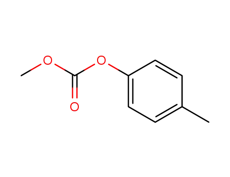 Molecular Structure of 1848-01-7 (Carbonic acid methyl 4-methylphenyl ester)