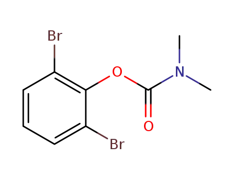Molecular Structure of 1375931-46-6 (2,6-dibromophenyl dimethylcarbamate)