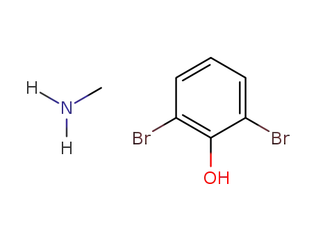 Molecular Structure of 100477-81-4 (2,6-Dibrom-methylammonium-phenolat)