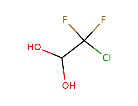 Molecular Structure of 63034-47-9 (CHLORODIFLUOROACETALDEHYDE HYDRATE)