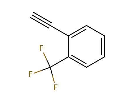 Molecular Structure of 704-41-6 (2'-Trifluoromethylphenyl acetylene)