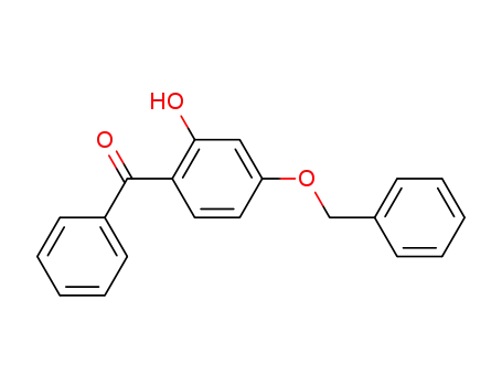 Molecular Structure of 6079-76-1 (4-benzyloxy-2-hydroxybenzophenone)