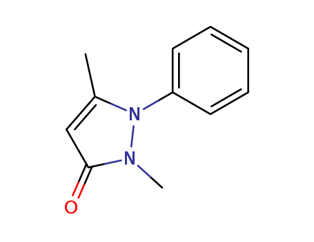 50877-87-7,1,3-Dimethyl-2-phenyl-1H-pyrazole-5(2H)-one,2,5-Dimethyl-1-phenyl-1,2-dihydro-pyrazol-3-on;3H-Pyrazol-3-one, 1,2-dihydro-2,5-dimethyl-1-phenyl-;1,2-dihydro-2,5-dimethyl-1-phenyl-3H-pyrazol-3-one;1-phenyl-2,5-dimethyl-pyrazol-4-in-3-one;1-Phenyl-2,5-dimethyl-pyrazol-4-in-3-on;Isoantipyrin;2,5-dimethyl-1-phenyl-1,2-dihydro-pyrazol-3-one;