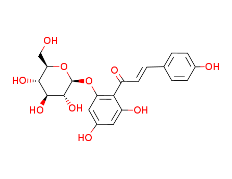 2-Propen-1-one, 1-[2-(b-D-glucopyranosyloxy)-4,6-dihydroxyphenyl]-3-(4-hydroxyphenyl)-,(2E)-