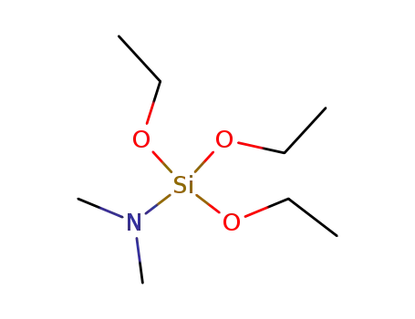 Molecular Structure of 18295-76-6 (Silanamine, 1,1,1-triethoxy-N,N-dimethyl-)