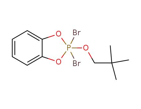 Molecular Structure of 74745-91-8 (2,2-Dibromo-2-(2,2-dimethyl-propoxy)-1,3-dioxa-2λ<sup>5</sup>-phospha-indan)