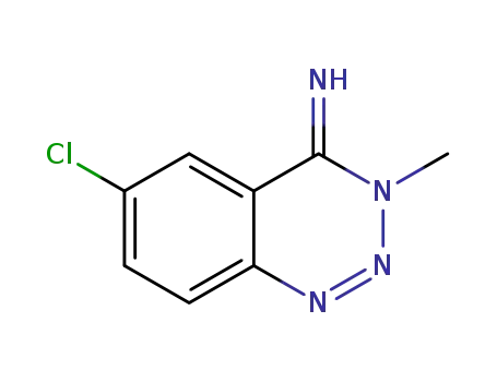 Molecular Structure of 1262111-20-5 (6-chloro-3,4-dihydro-4-imino-3-methyl-1,2,3-benzotriazine)