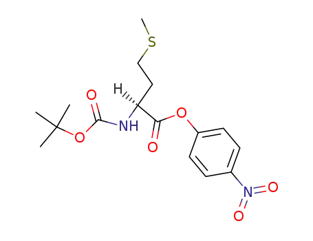 Molecular Structure of 2488-18-8 (BOC-MET-ONP)