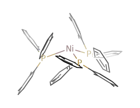 Molecular Structure of 25136-46-3 (Tris (triphenylphosphine)Nickel(O))