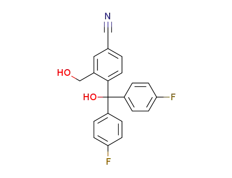 4-(bis(4-fluorophenyl)(hydroxy)Methyl)        -3-(hydroxyMethyl)benzonitrile