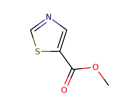 Molecular Structure of 14527-44-7 (Methyl 5-thiazolecarboxylate)