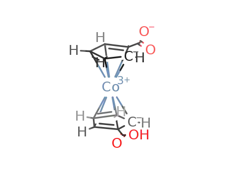 Molecular Structure of 232598-14-0 (Co(III)(η5-C5H4COOH)(η5-C5H4COO))