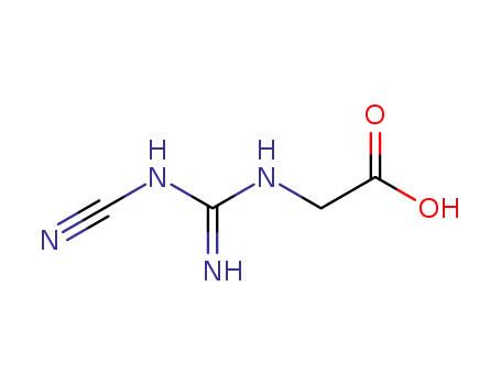 Molecular Structure of 6779-78-8 (<i>N</i>-cyanocarbamimidoyl-glycine)