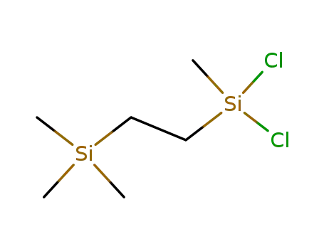 Molecular Structure of 18140-32-4 (Silane, [2-(dichloromethylsilyl)ethyl]trimethyl-)