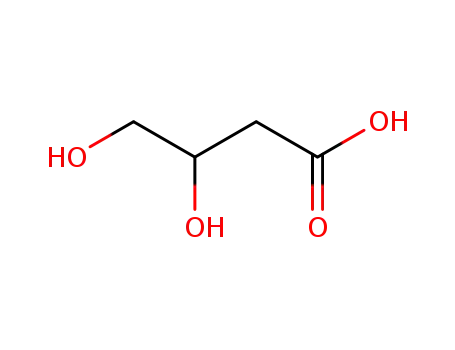Molecular Structure of 1518-61-2 (3,4-dihydroxybutanoic acid)