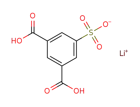 Molecular Structure of 46728-75-0 (5-Sulfoisophthalic acid monolithium salt)
