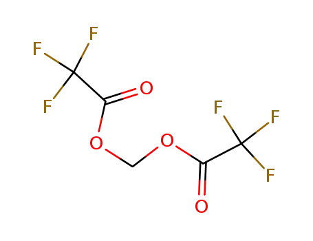 Molecular Structure of 1960-22-1 (Acetic acid, trifluoro-, methylene ester)