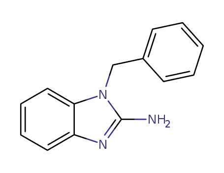 Molecular Structure of 43182-10-1 (1-BENZYL-1H-BENZOIMIDAZOL-2-YLAMINE)