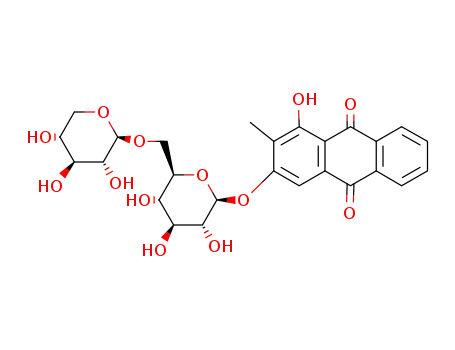 Molecular Structure of 26388-47-6 (RUBIADINPRIMVEROSIDE)