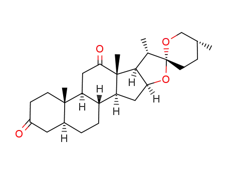 Molecular Structure of 2137-20-4 (3-oxo-5α-hecogenin)
